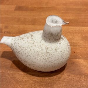 Iittala - Oiva Toikka White Willow Grouse Figurine l